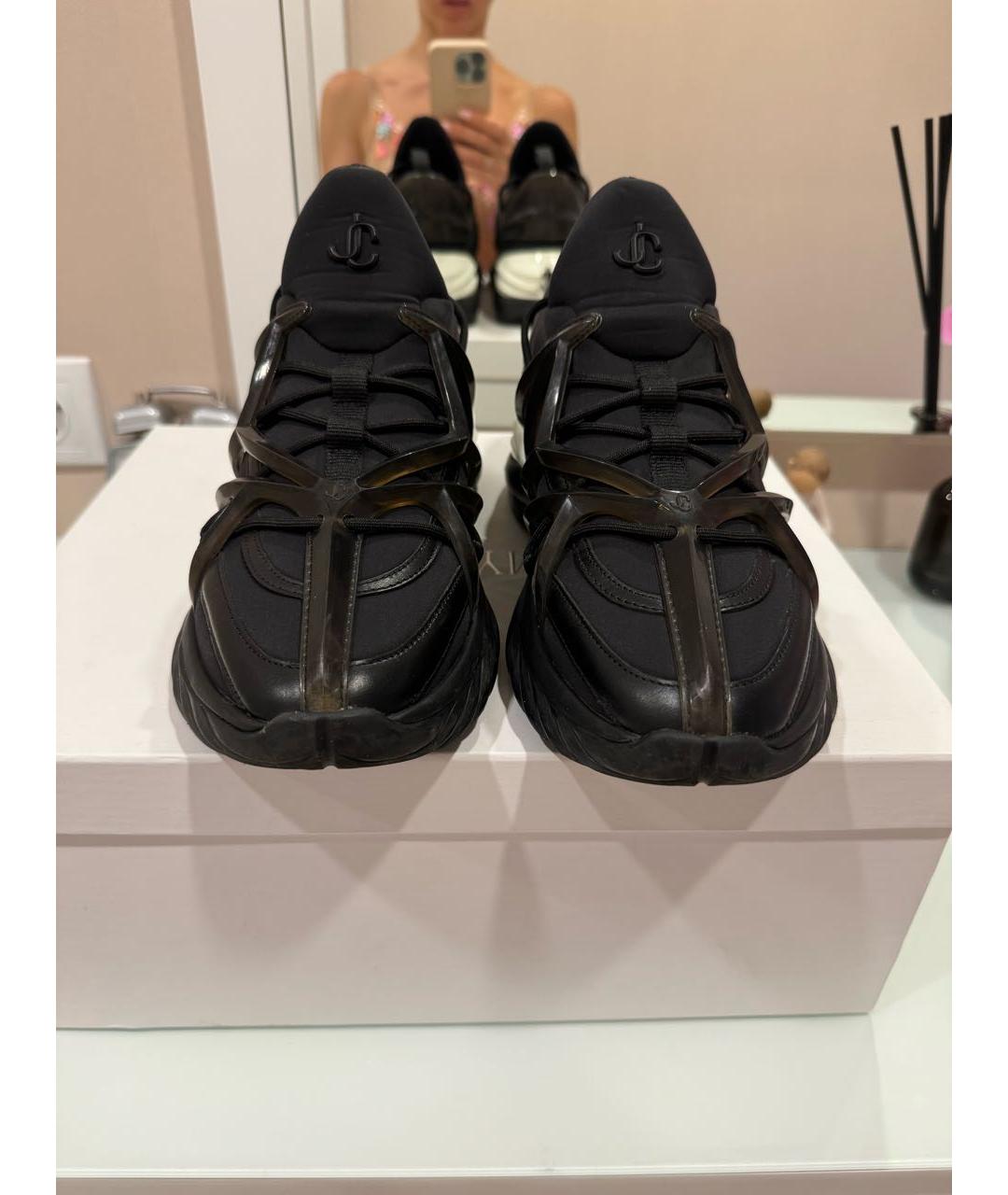 JIMMY CHOO Черные кроссовки, фото 2