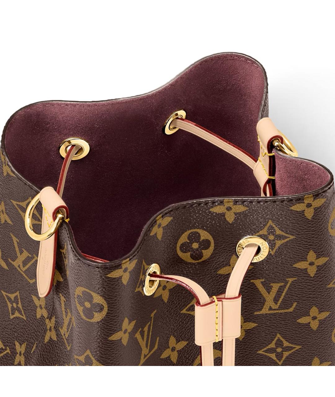 LOUIS VUITTON Коричневая сумка с короткими ручками, фото 3