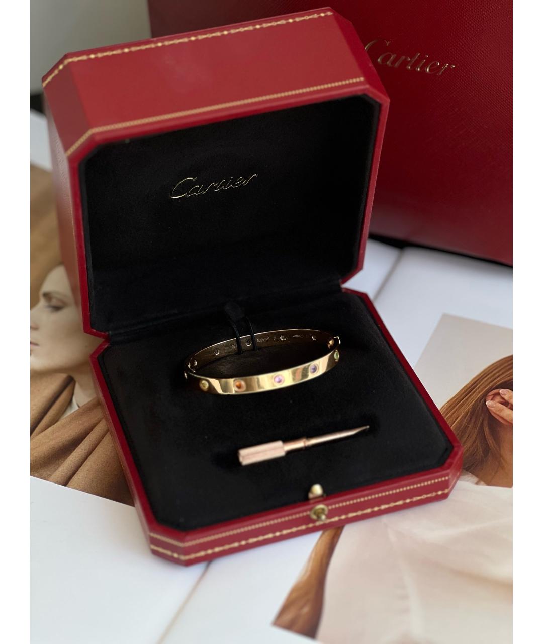 CARTIER Золотой браслет из розового золота, фото 4