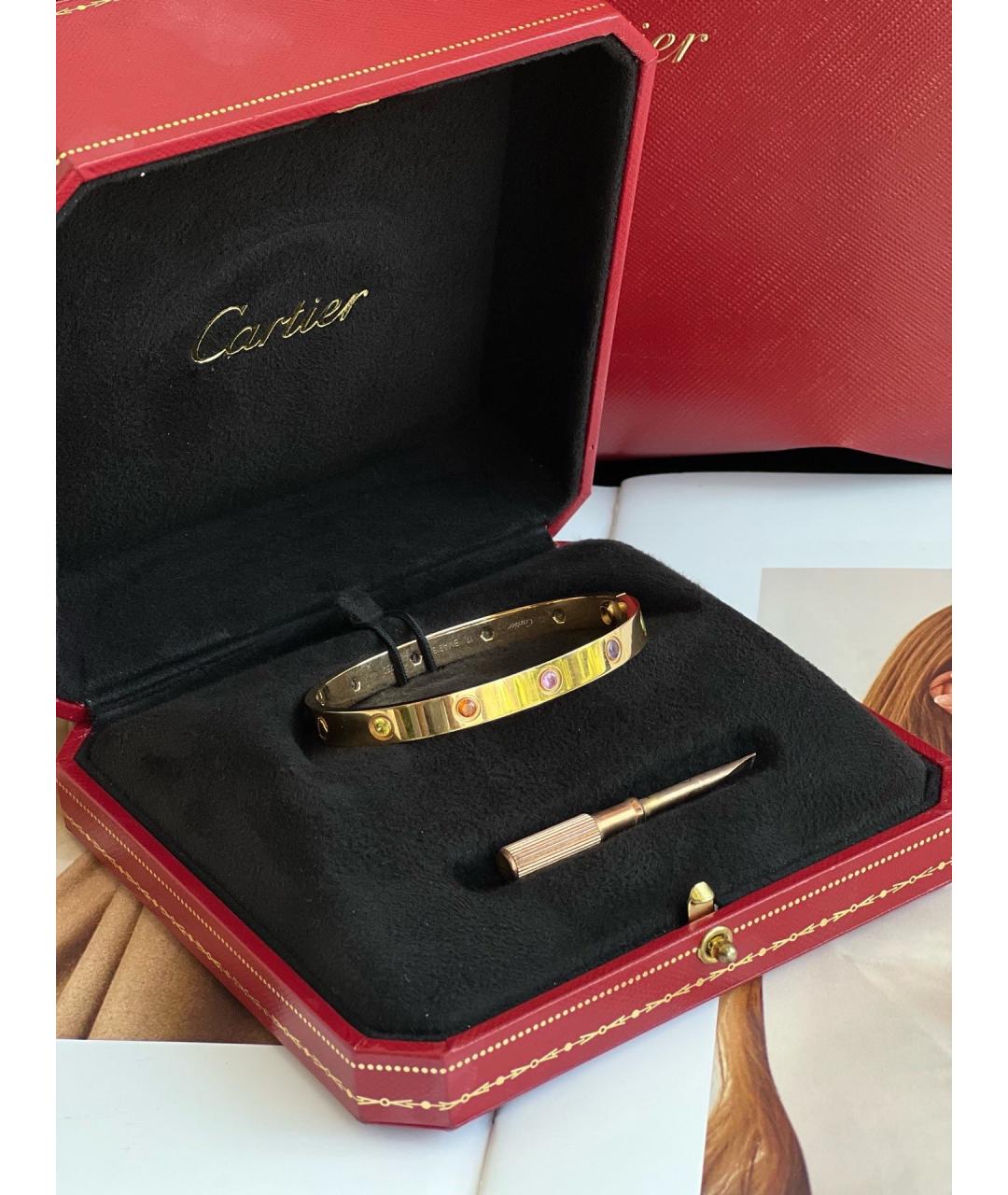 CARTIER Золотой браслет из розового золота, фото 3