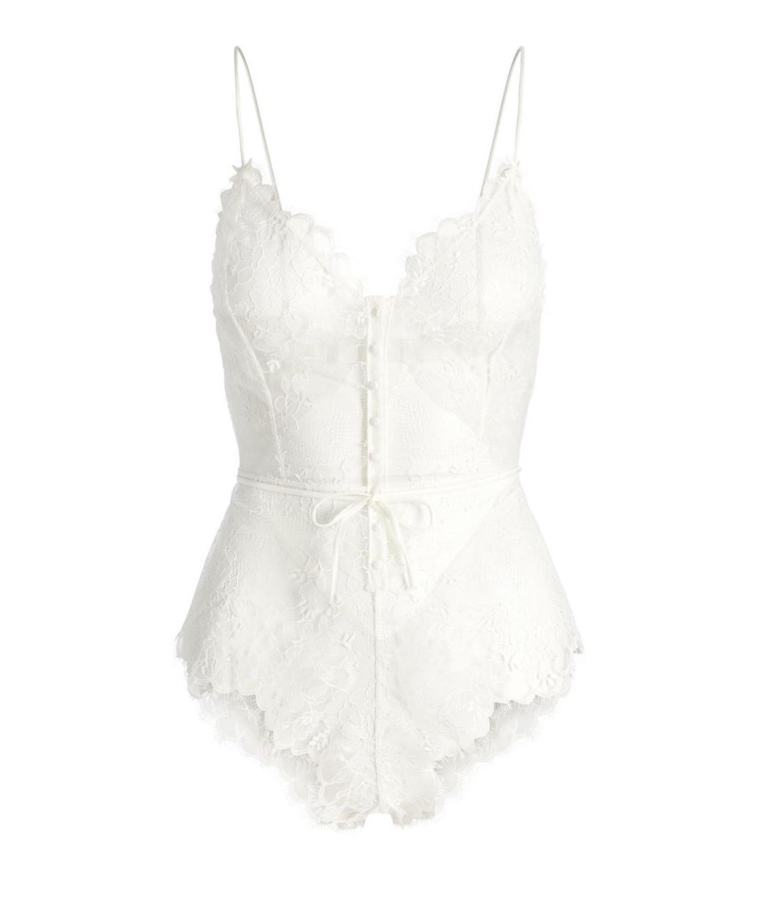 SKIMS Белое боди, фото 1