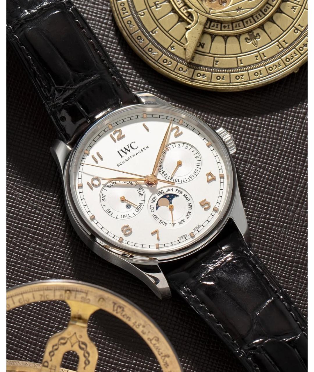 IWC Белые часы, фото 4