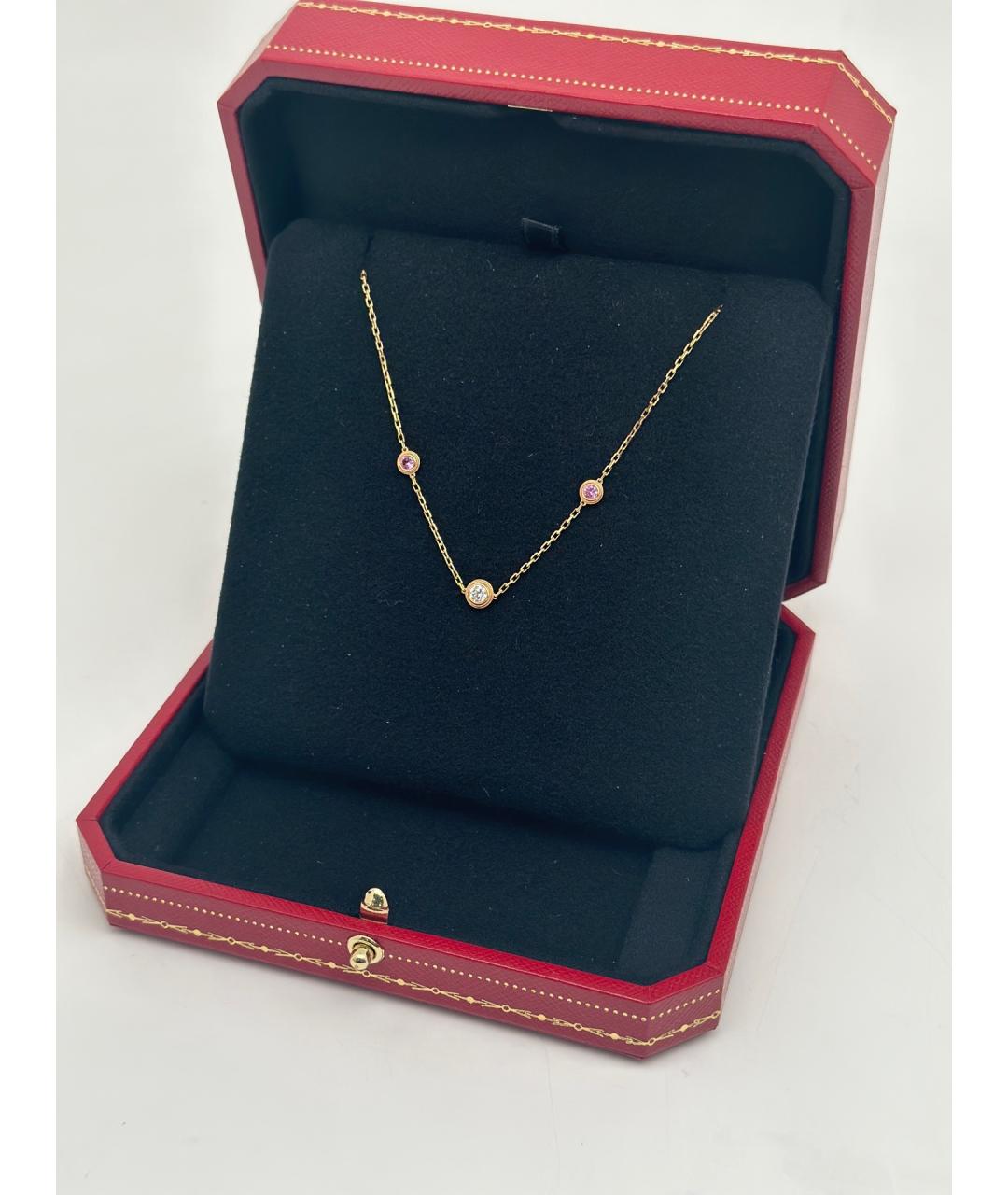 CARTIER Золотое колье из розового золота, фото 4