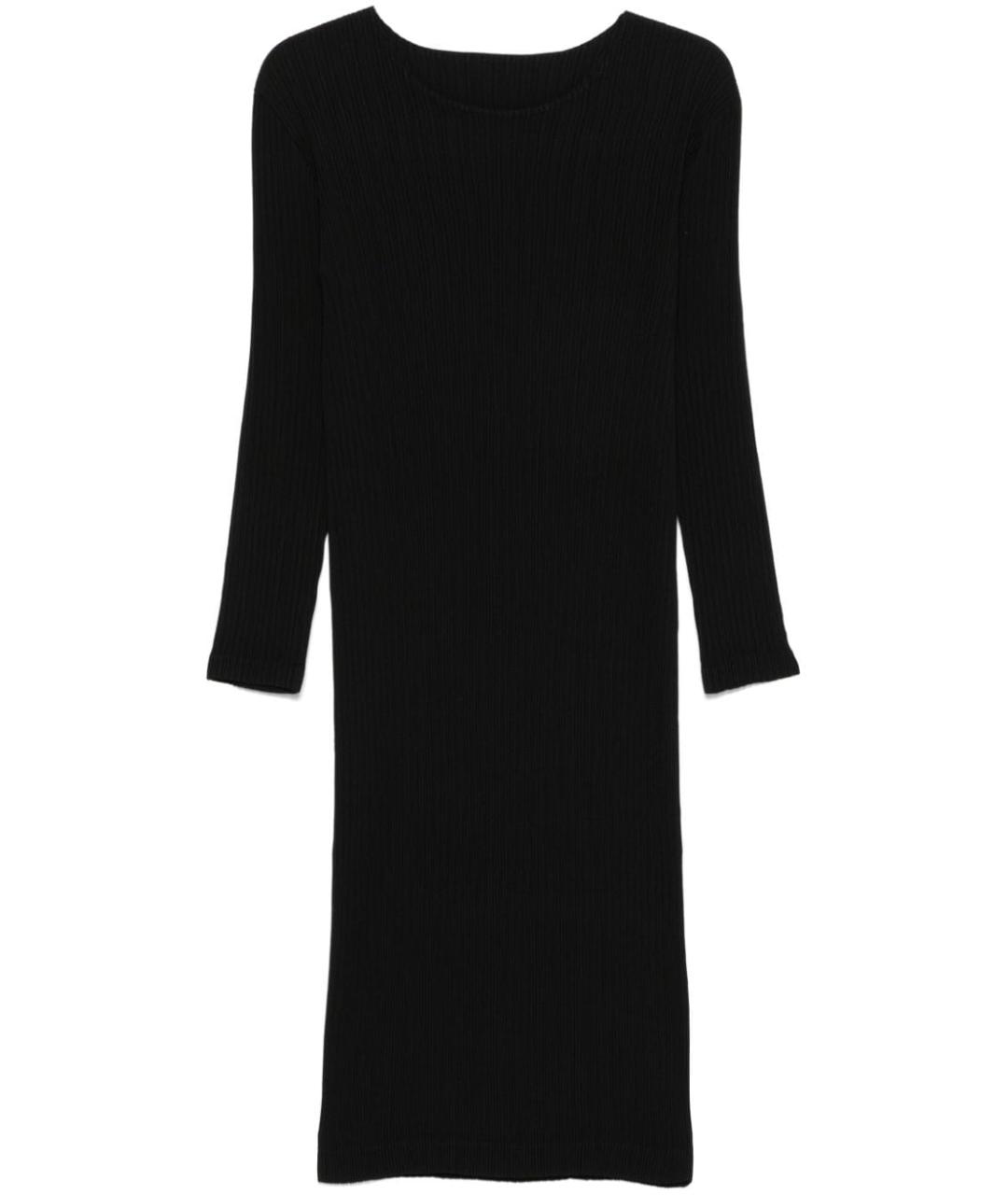 ISSEY MIYAKE Черное полиэстеровое повседневное платье, фото 1