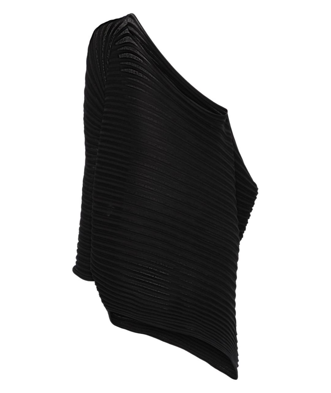 ISSEY MIYAKE Черная полиэстеровая майка, фото 2