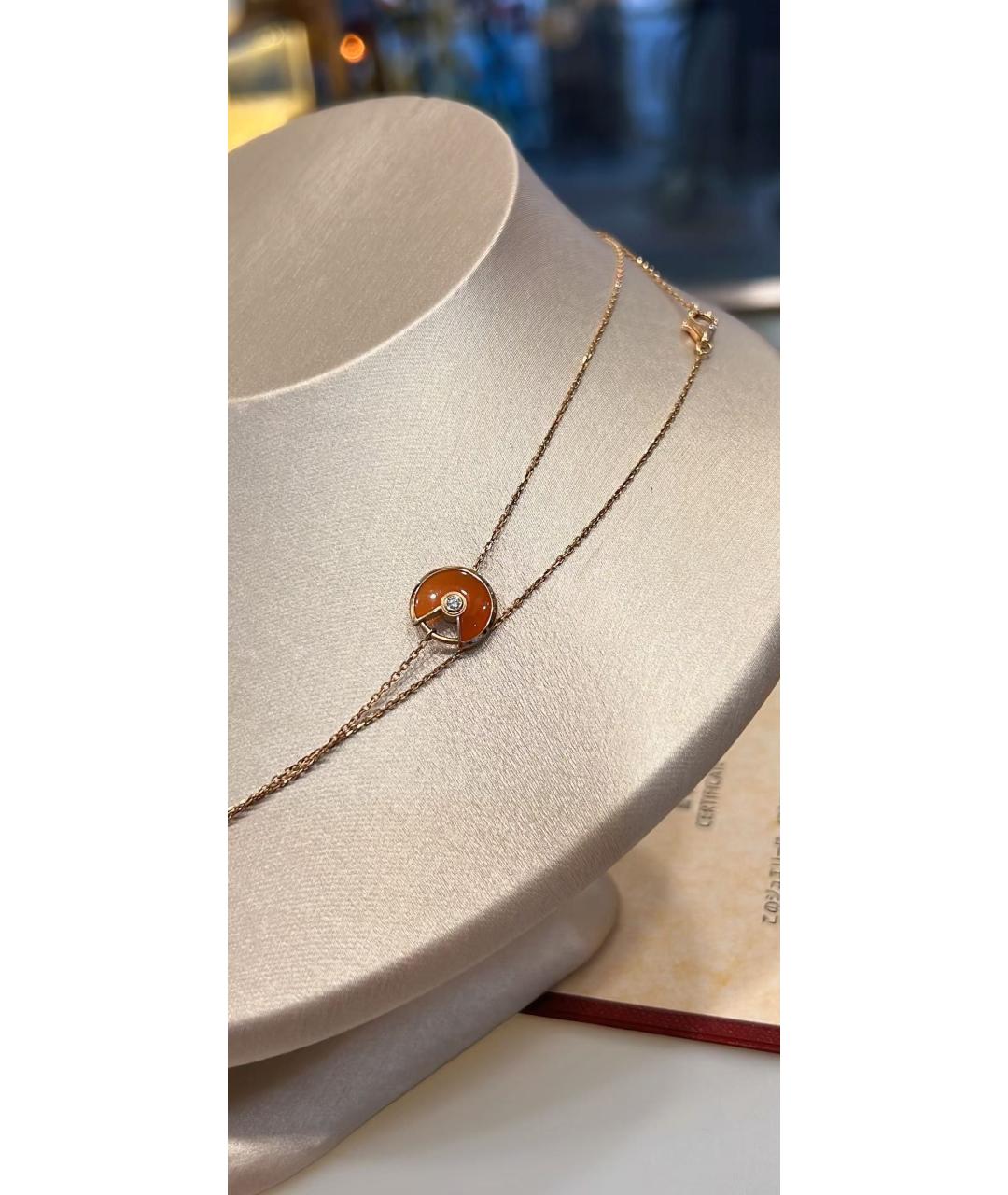 CARTIER Золотое колье из розового золота, фото 7