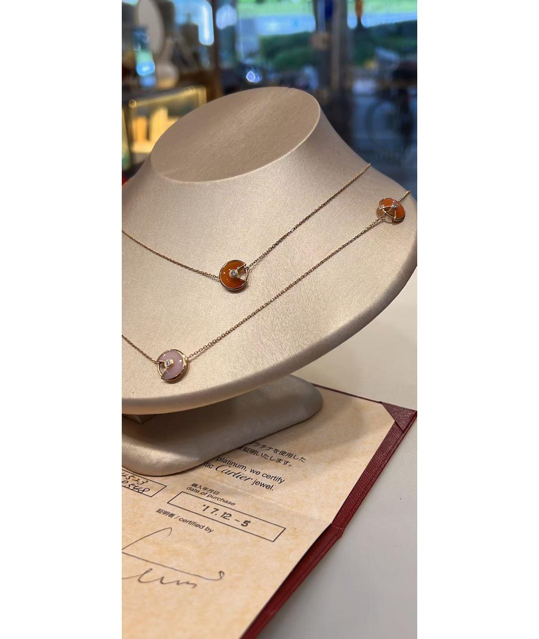 CARTIER Золотое колье из розового золота, фото 4