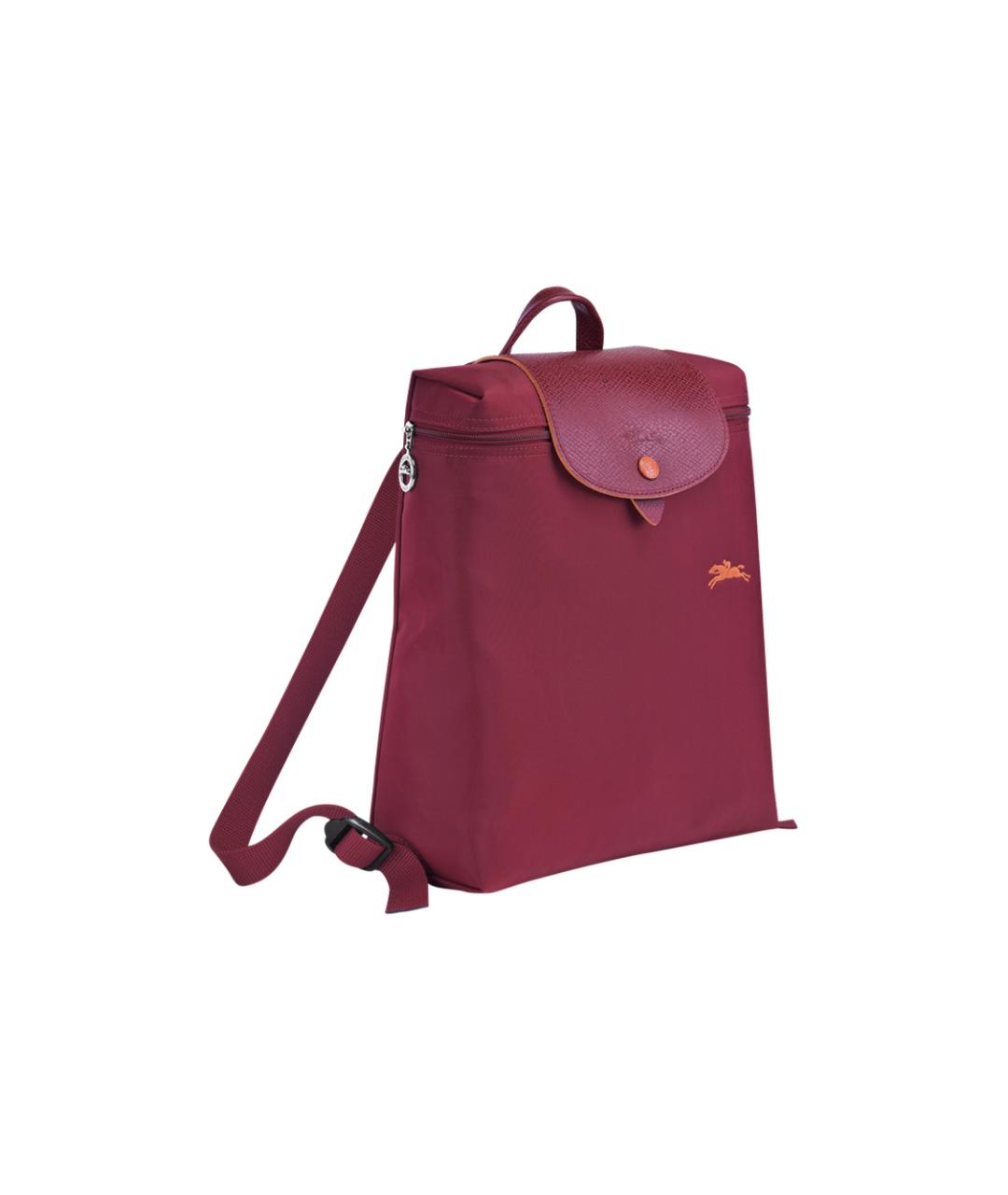 LONGCHAMP Бордовый тканевый рюкзак, фото 3