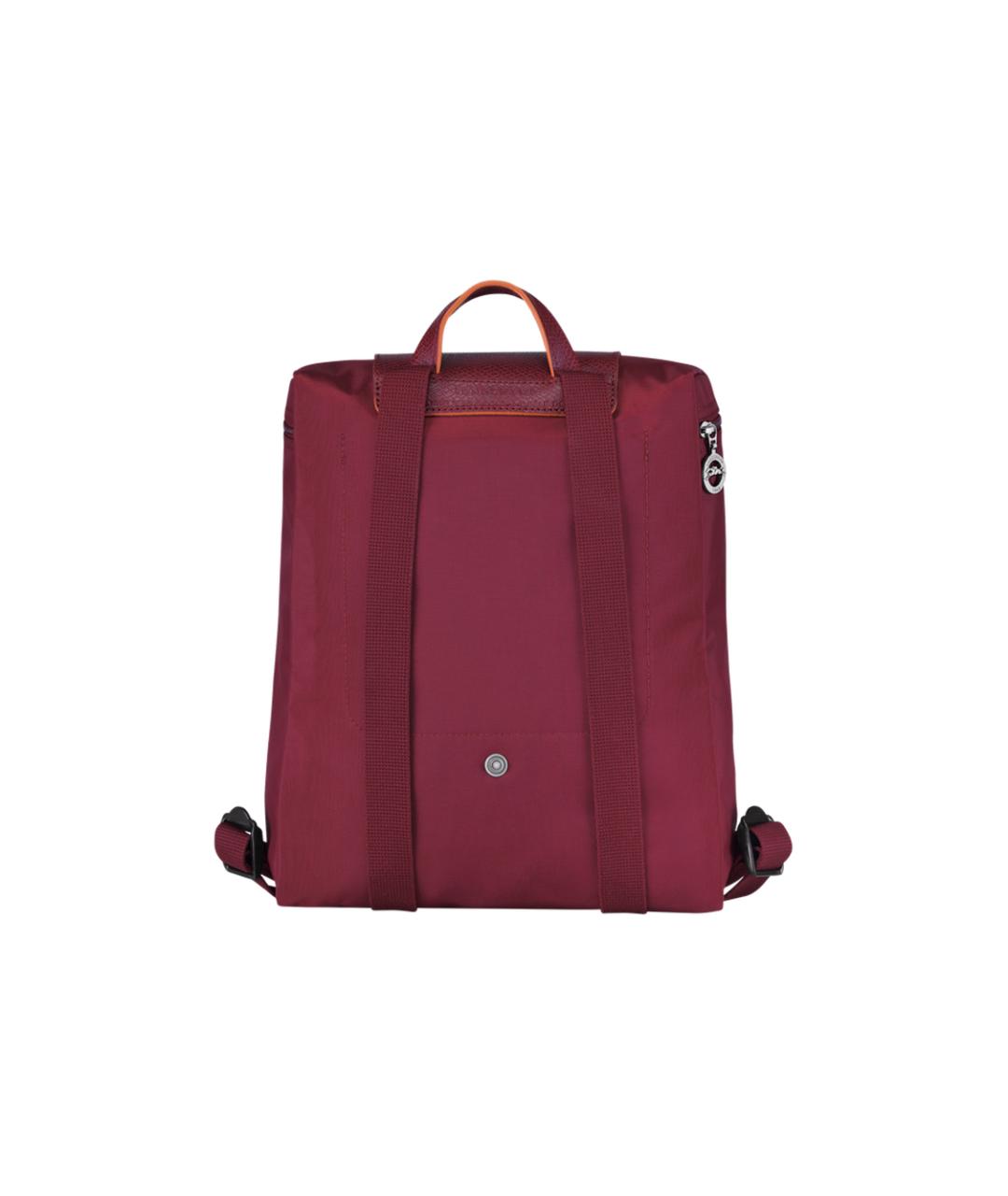 LONGCHAMP Бордовый тканевый рюкзак, фото 4