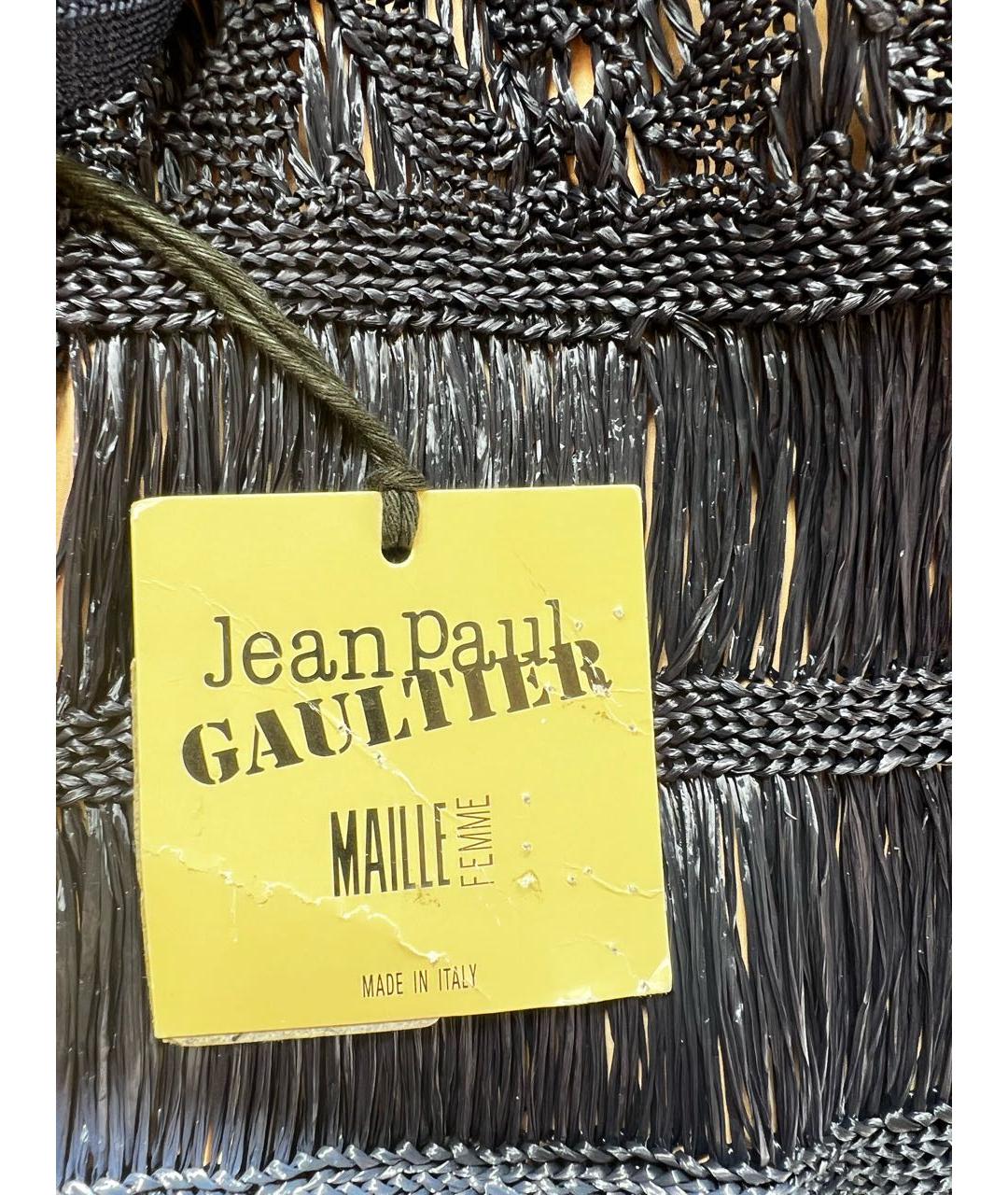 JEAN PAUL GAULTIER Темно-синее сетчатое коктейльное платье, фото 3