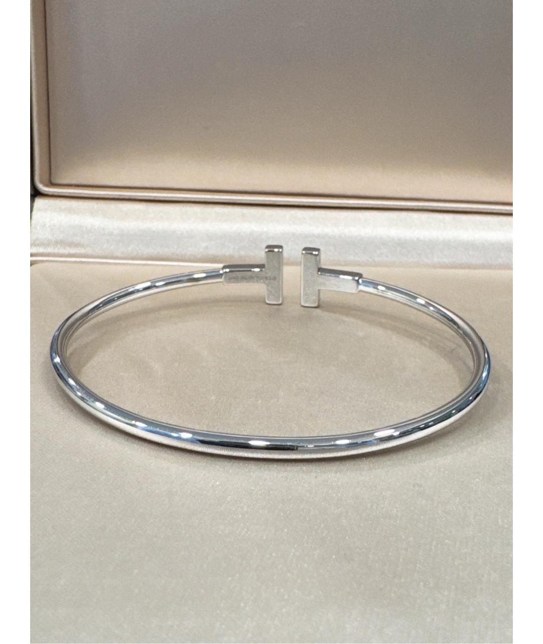 TIFFANY&CO Серебрянный браслет из белого золота, фото 3