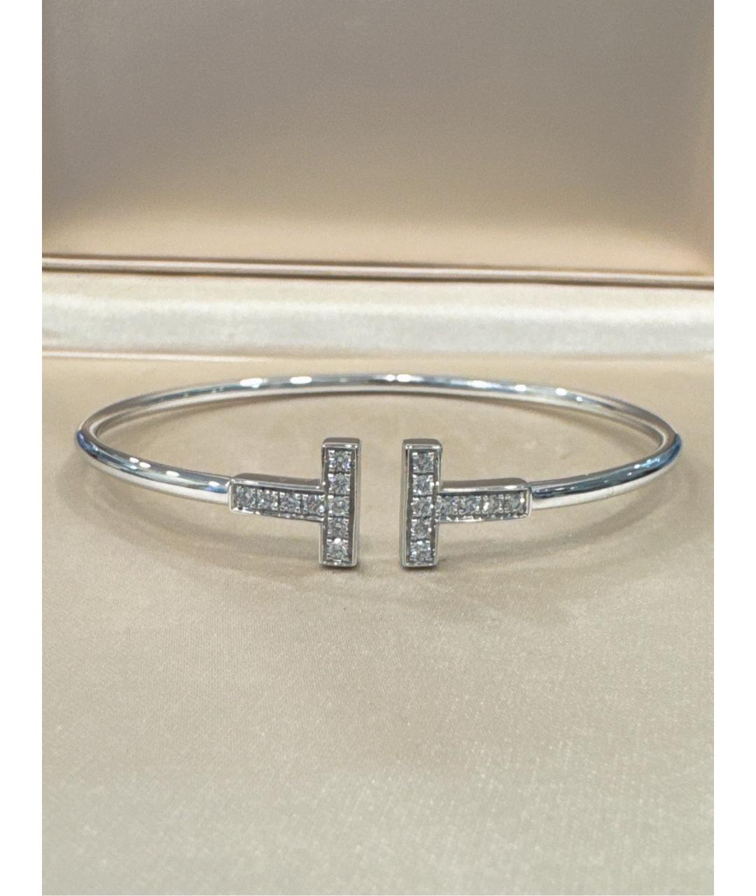 TIFFANY&CO Серебрянный браслет из белого золота, фото 2