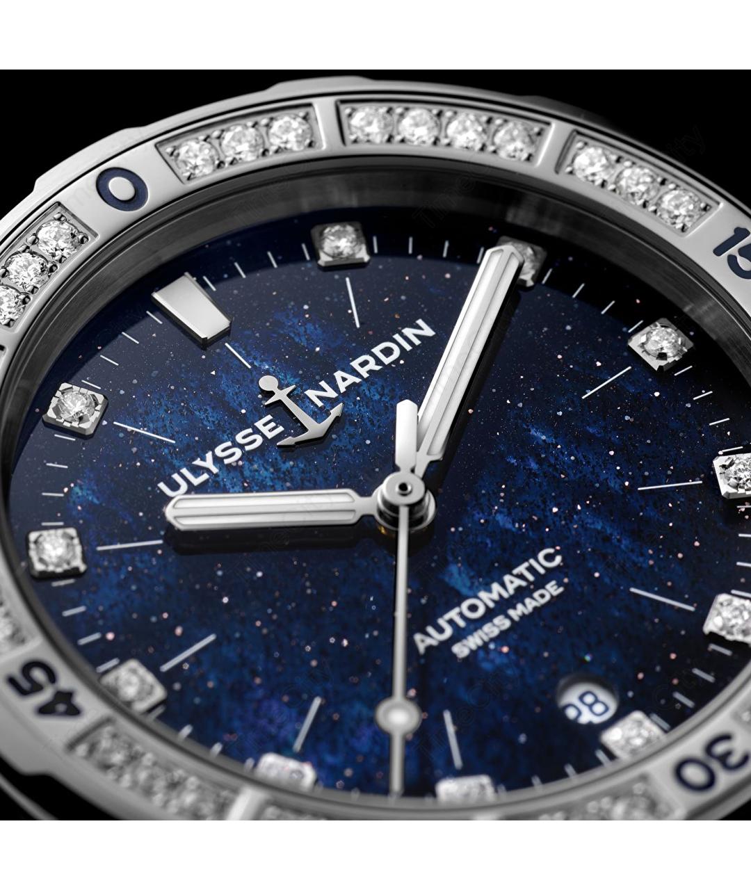 Ulysse Nardin Темно-синие часы, фото 2