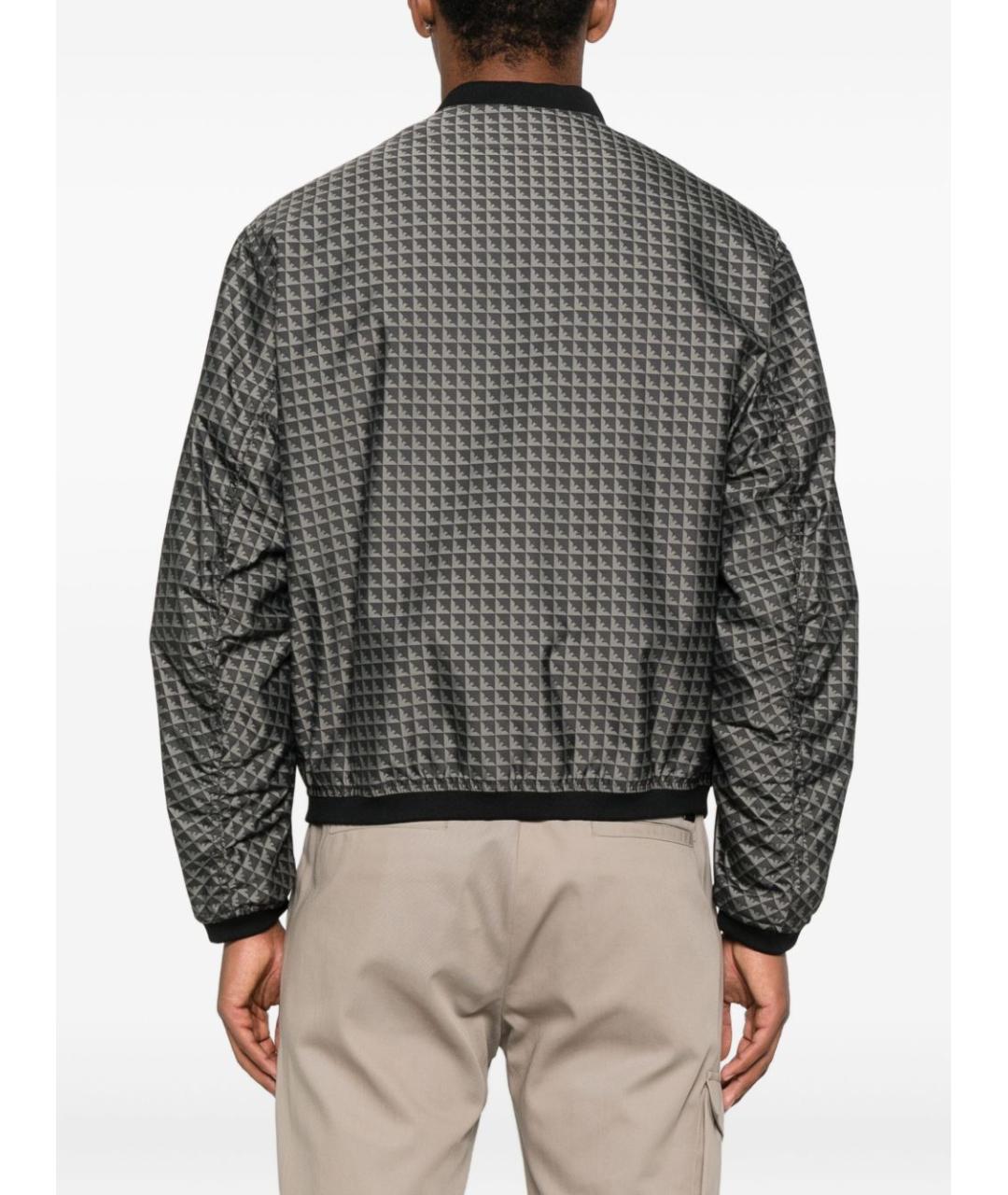 EMPORIO ARMANI Черная полиэстеровая куртка, фото 5