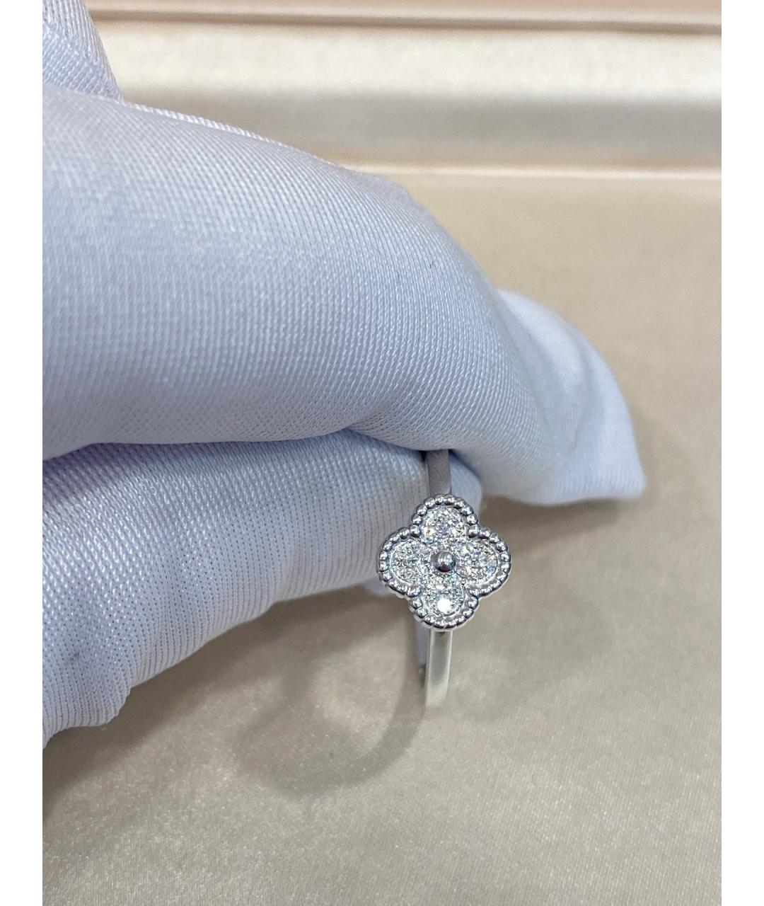VAN CLEEF & ARPELS Серебряное кольцо из белого золота, фото 4