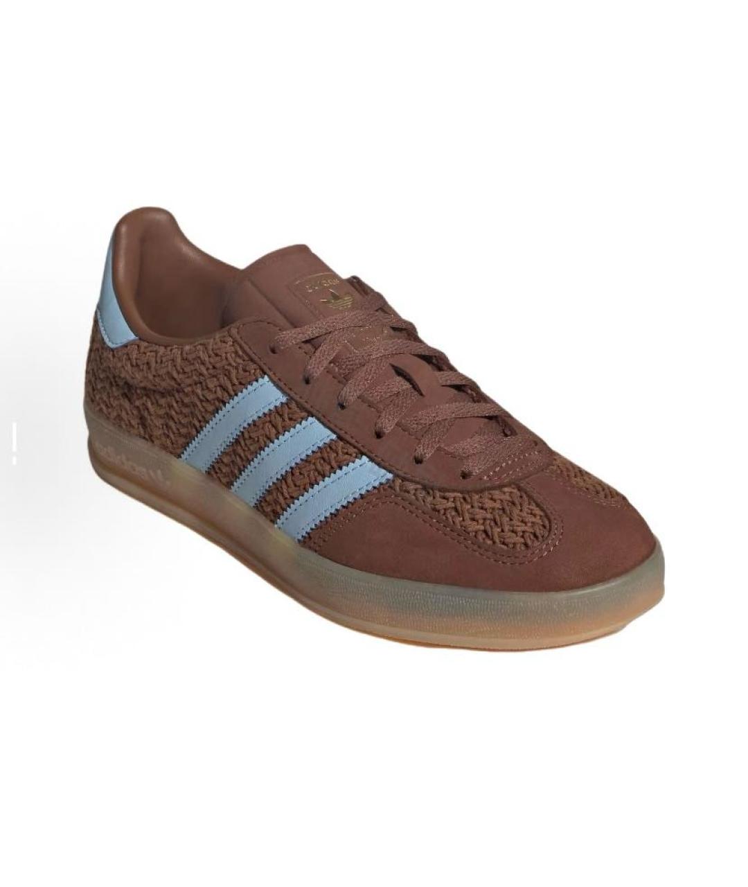 ADIDAS Коричневые текстильные кроссовки, фото 3