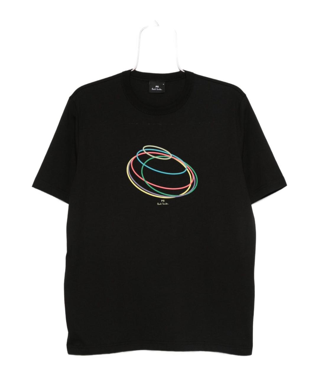 PS BY PAUL SMITH Черная хлопковая футболка, фото 1