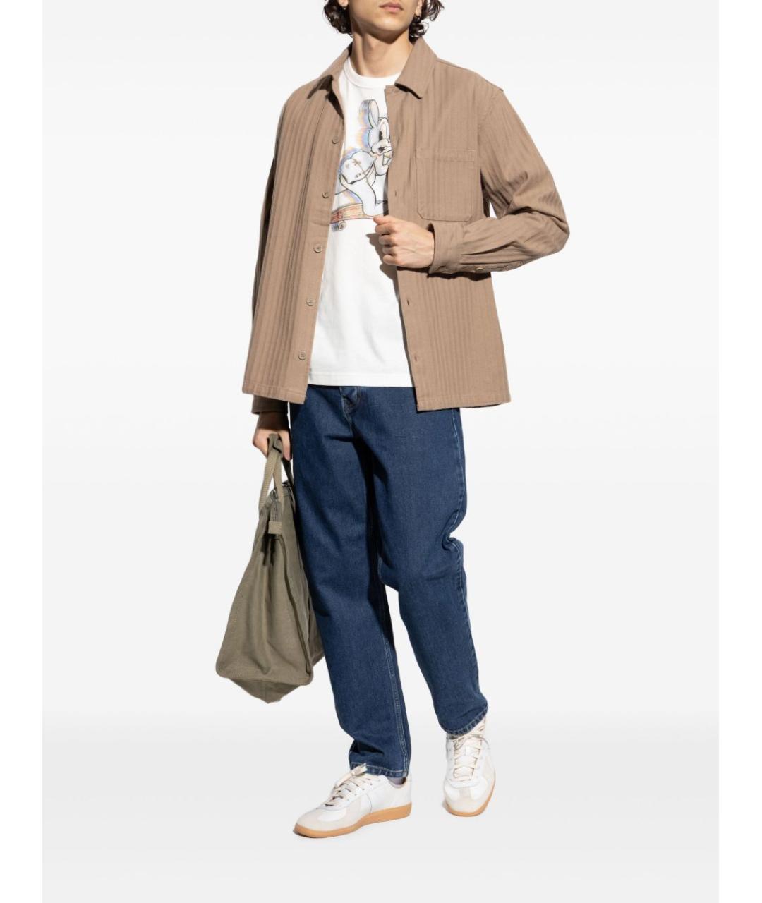 PS BY PAUL SMITH Белая хлопковая футболка, фото 2