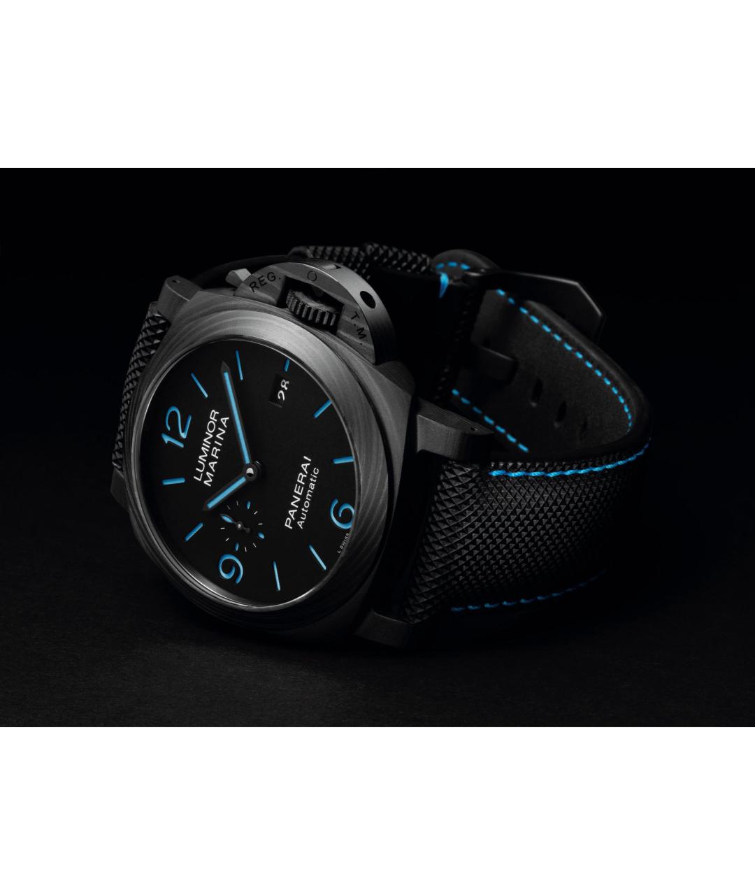 PANERAI Черные карбоновые часы, фото 2
