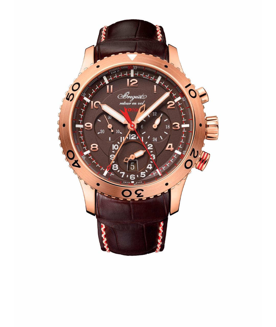 Breguet Коричневые часы из розового золота, фото 1