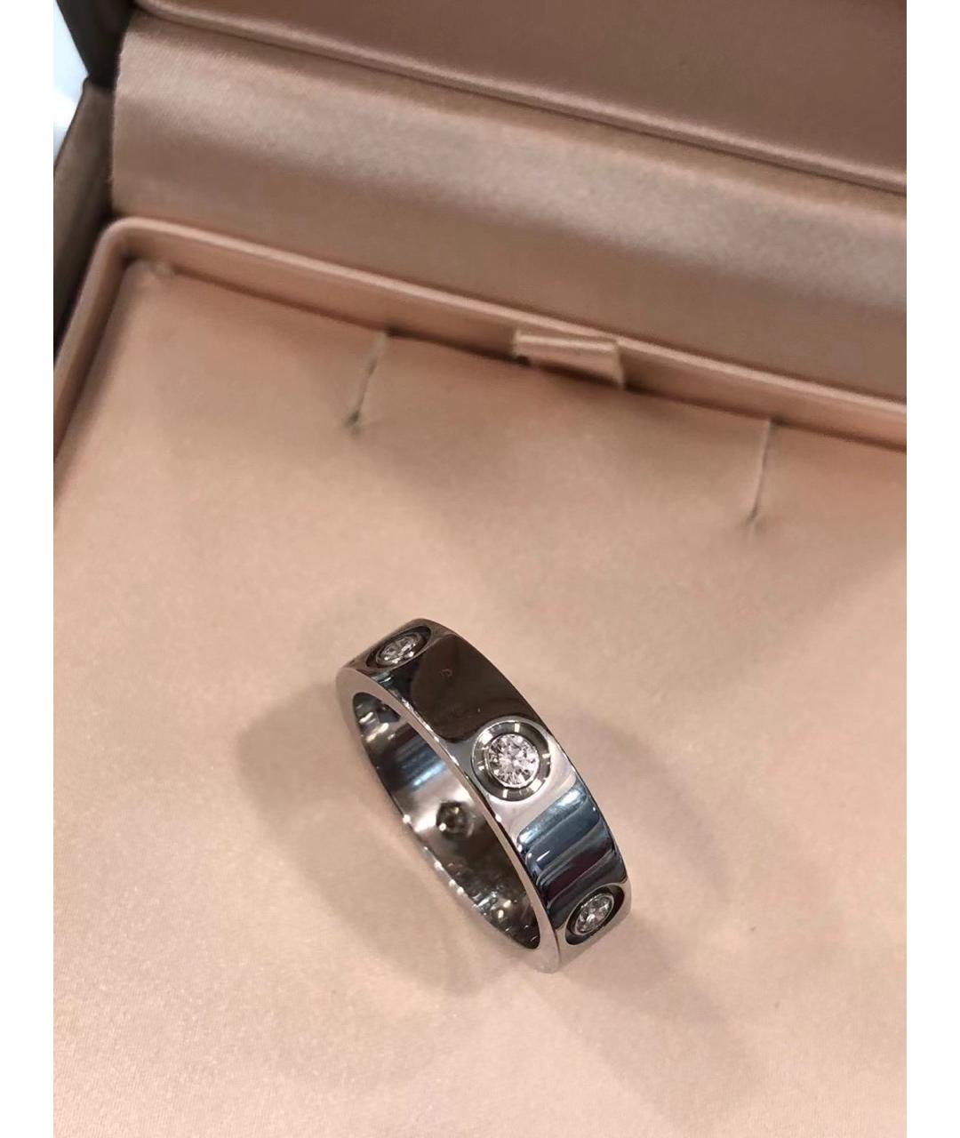 CARTIER Серебряное кольцо из белого золота, фото 5