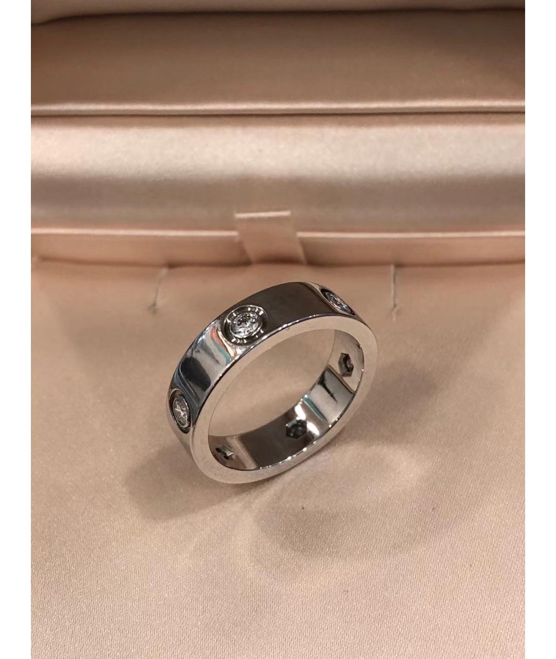 CARTIER Серебряное кольцо из белого золота, фото 4