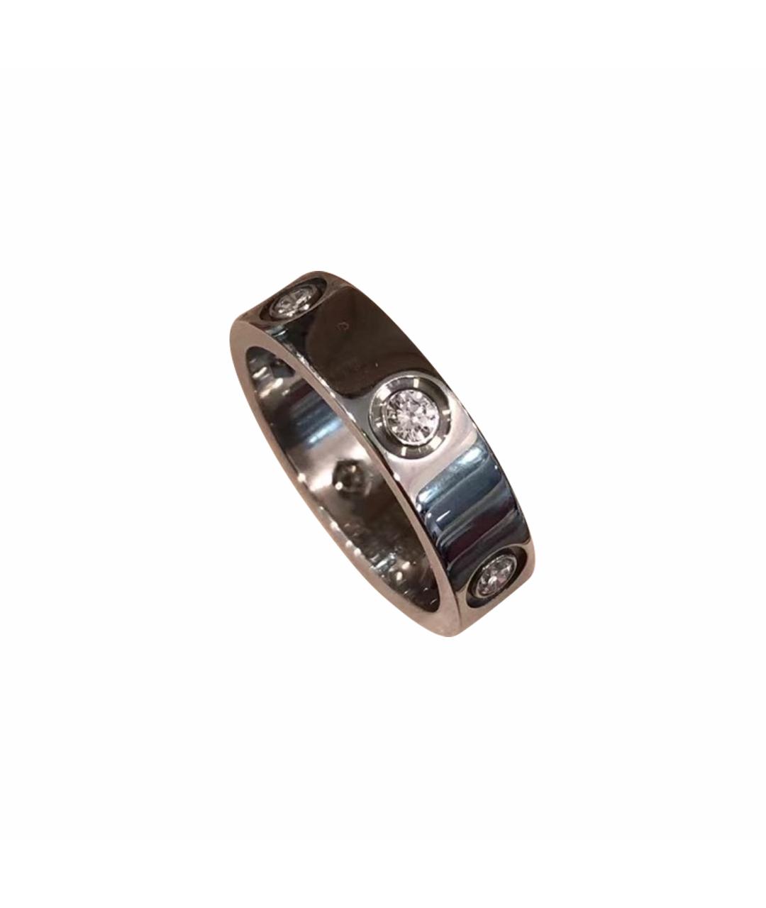 CARTIER Серебряное кольцо из белого золота, фото 1