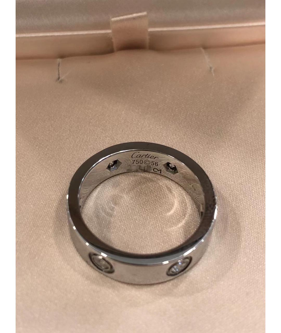 CARTIER Серебряное кольцо из белого золота, фото 2