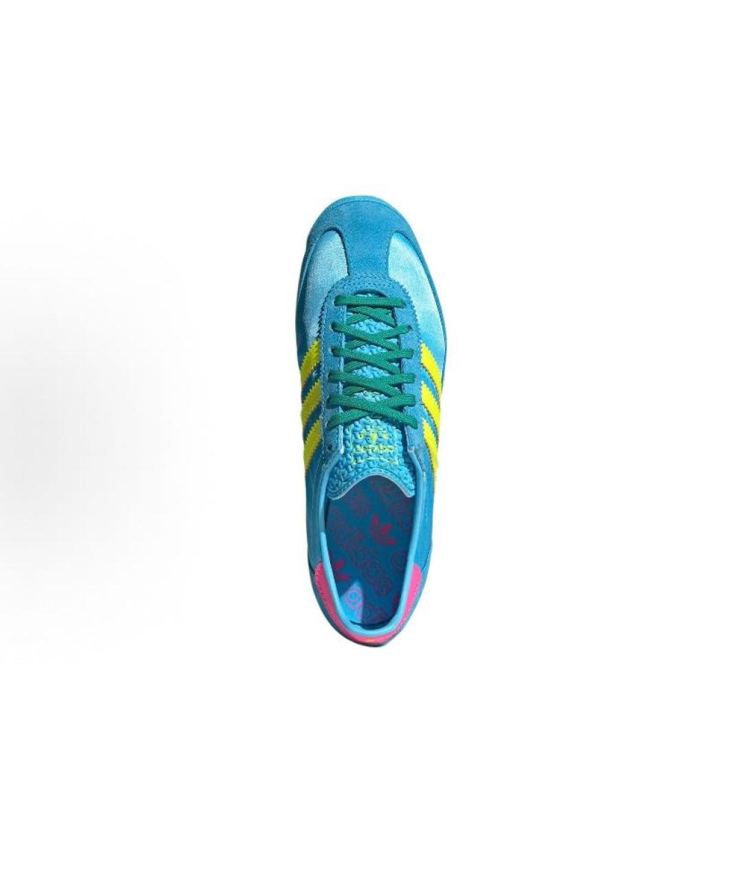 ADIDAS Голубые текстильные кроссовки, фото 5