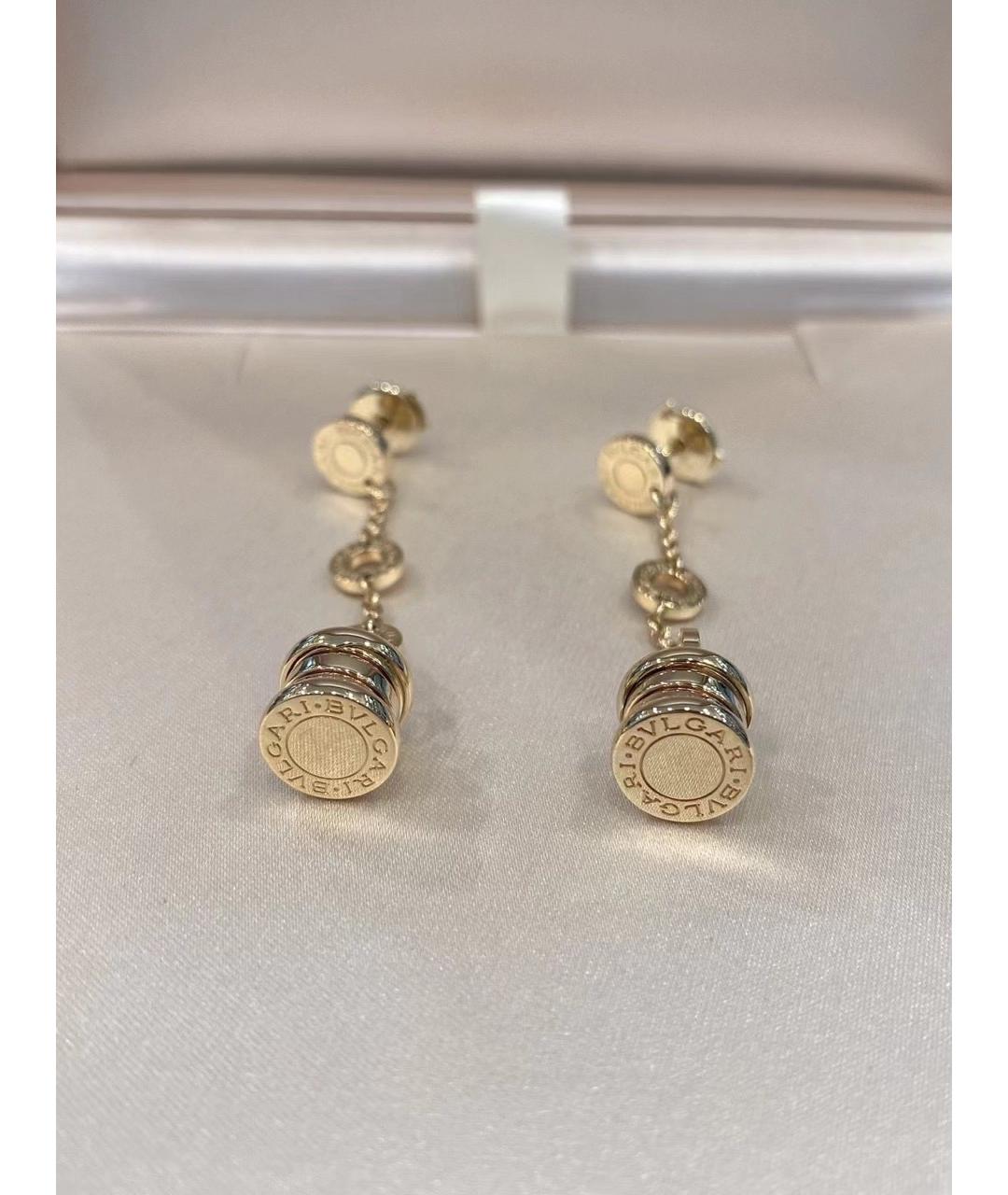 BVLGARI Золотые серьги из желтого золота, фото 4