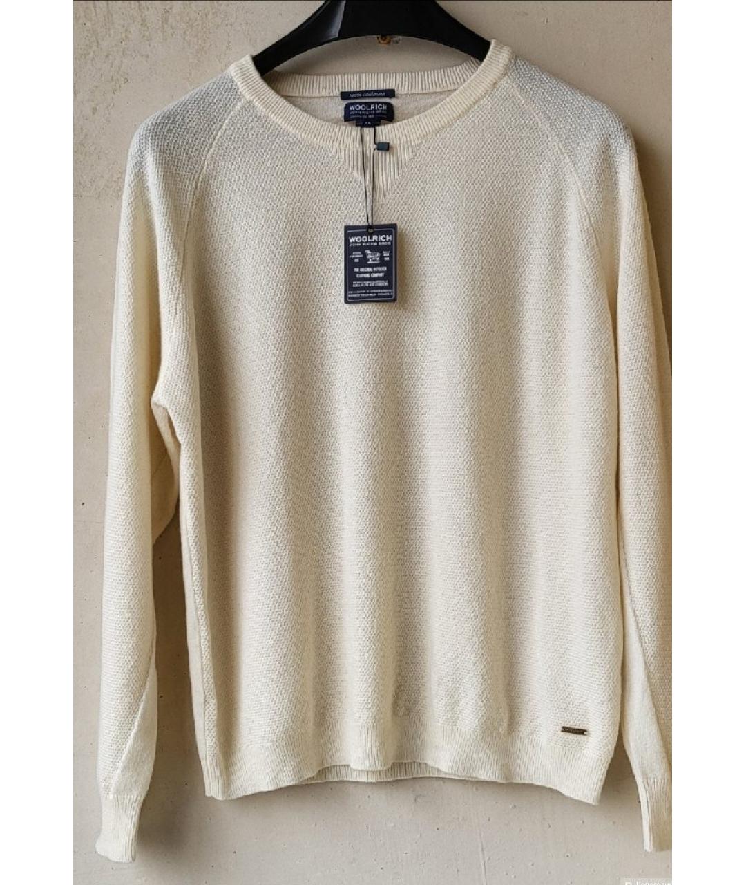 WOOLRICH Белый кашемировый джемпер / свитер, фото 10