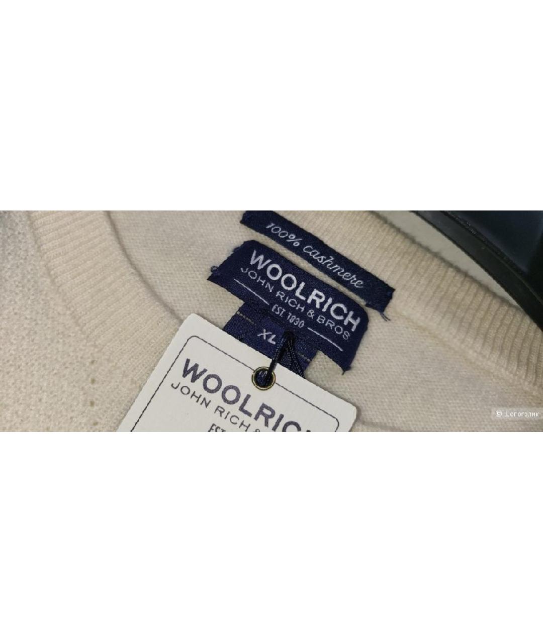 WOOLRICH Белый кашемировый джемпер / свитер, фото 5