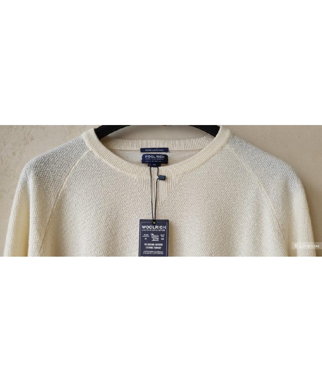 WOOLRICH Белый кашемировый джемпер / свитер, фото 3