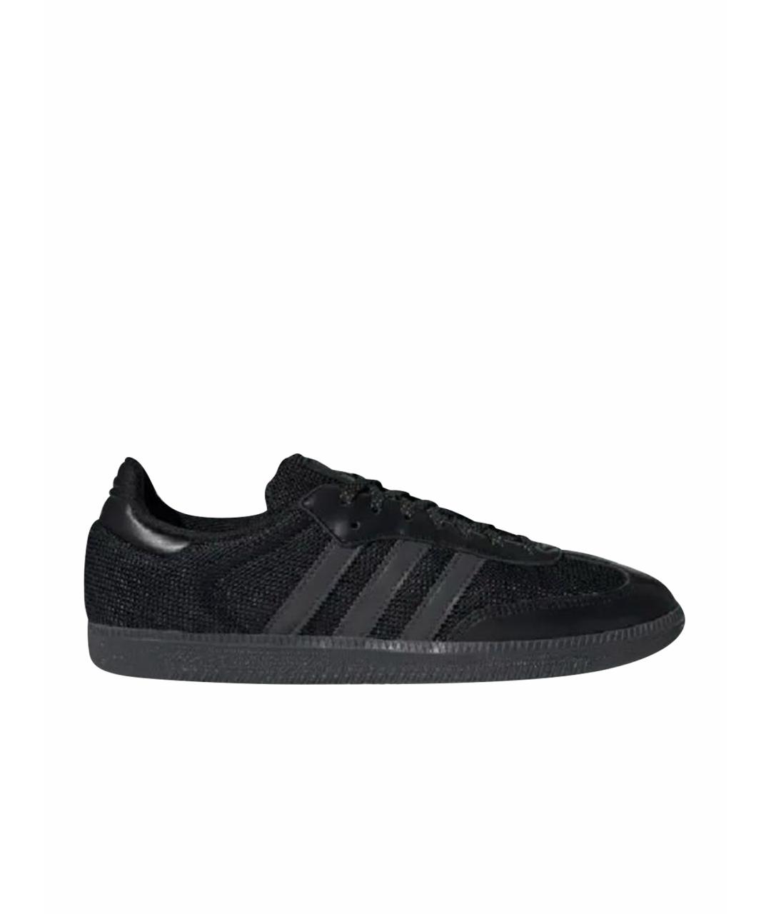 ADIDAS Черные текстильные кроссовки, фото 1