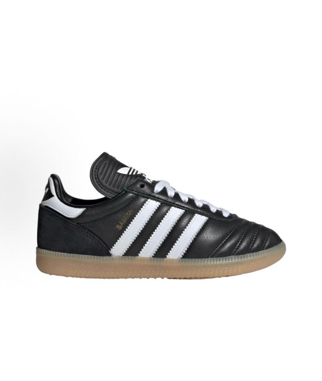 ADIDAS Черные кожаные кроссовки, фото 7