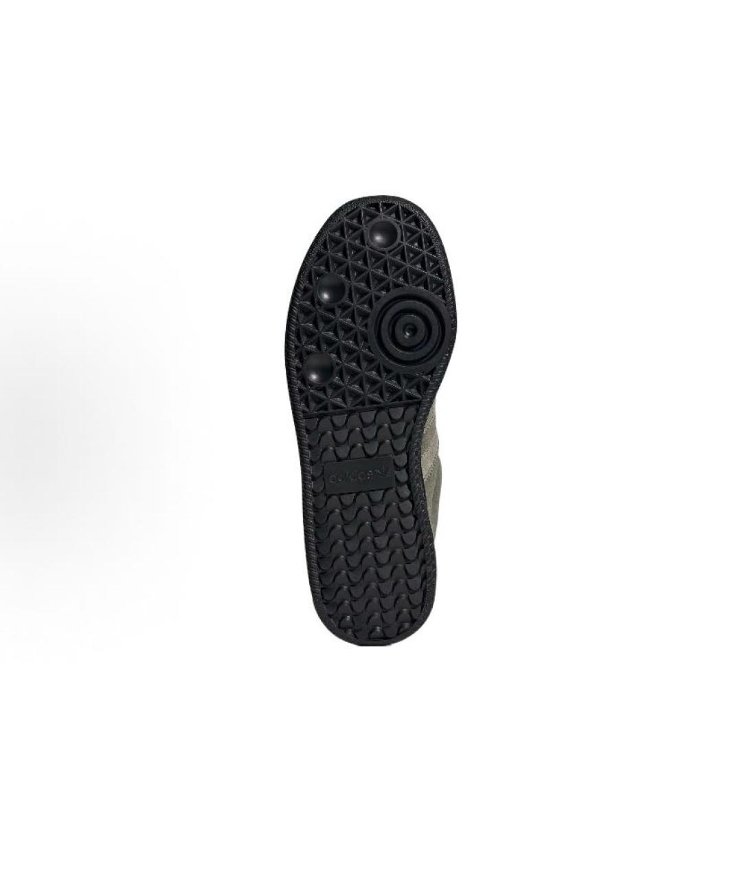 ADIDAS Хаки замшевые кроссовки, фото 6