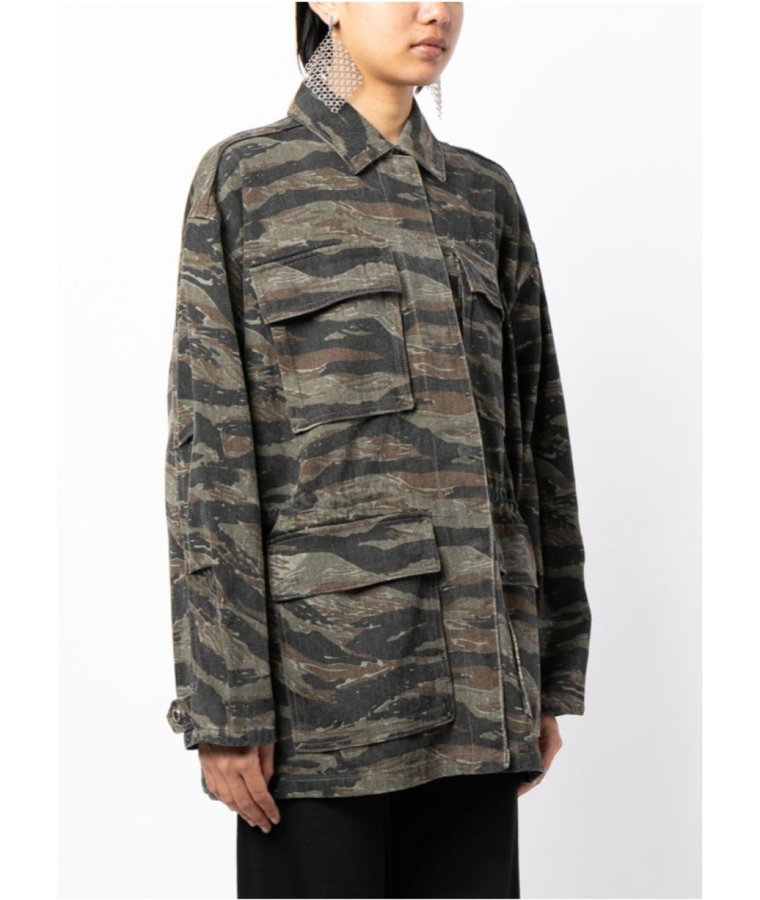 ALEXANDER WANG Хаки хлопковая куртка, фото 6