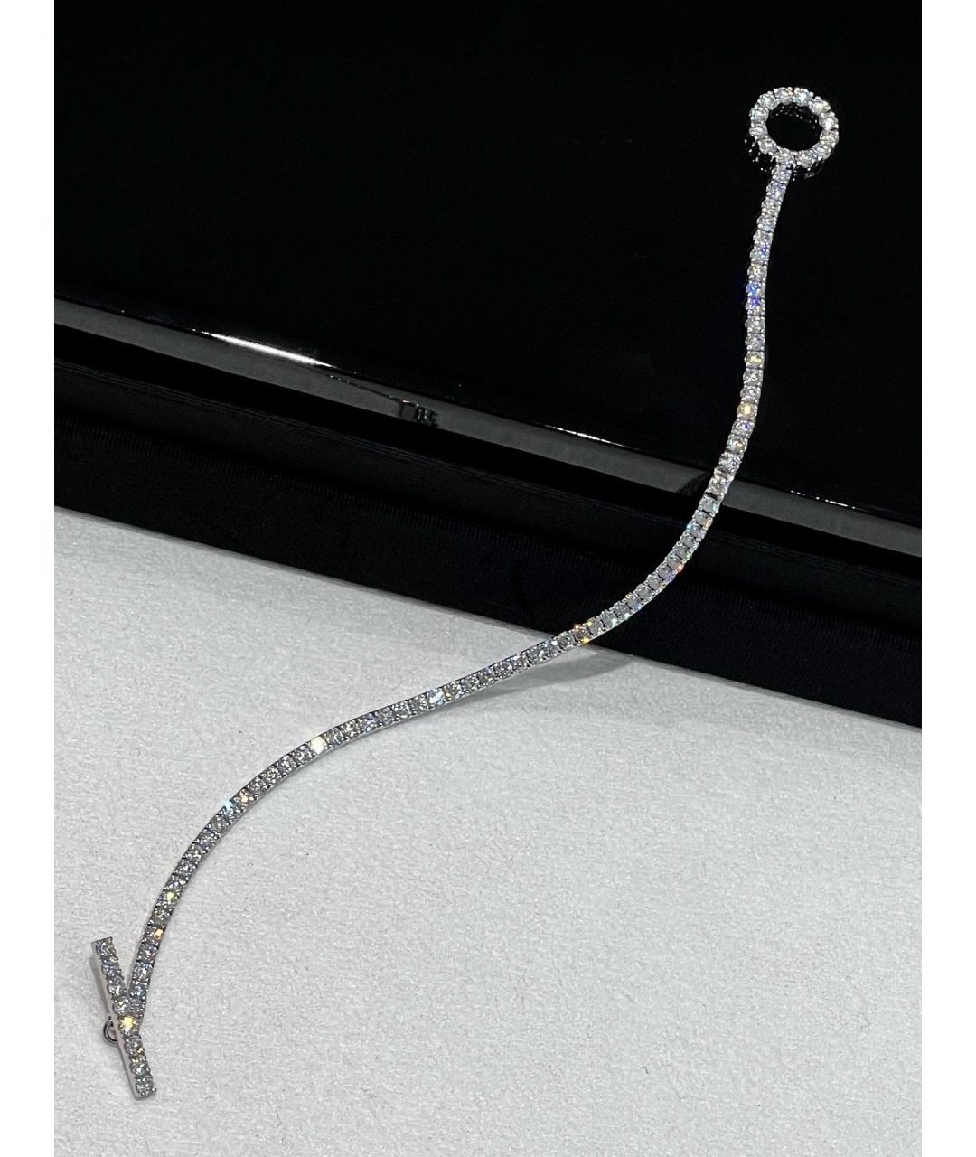 HERMES Серебрянный браслет из белого золота, фото 4