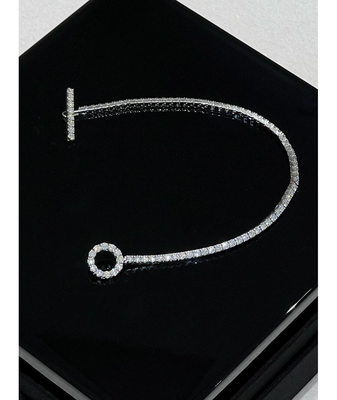 HERMES Серебрянный браслет из белого золота, фото 2