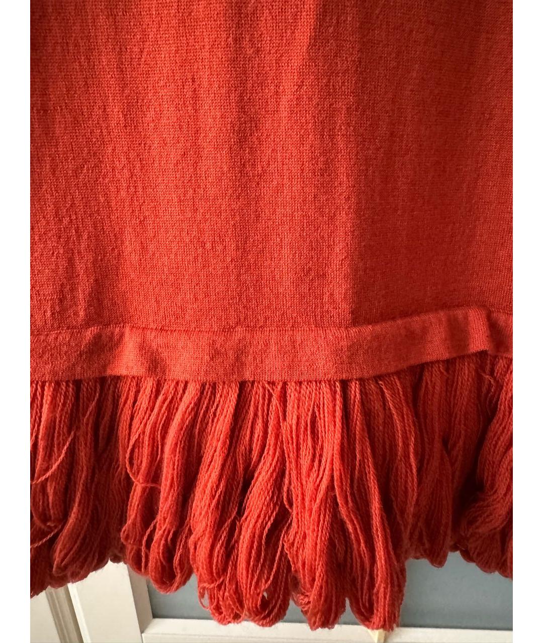 JOHN SMEDLEY Оранжевый шерстяной джемпер / свитер, фото 4