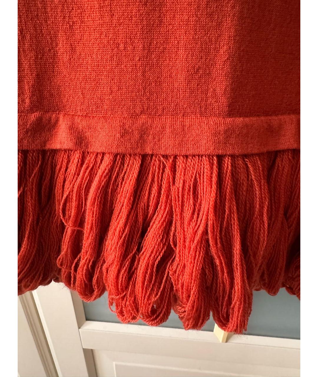 JOHN SMEDLEY Оранжевый шерстяной джемпер / свитер, фото 7