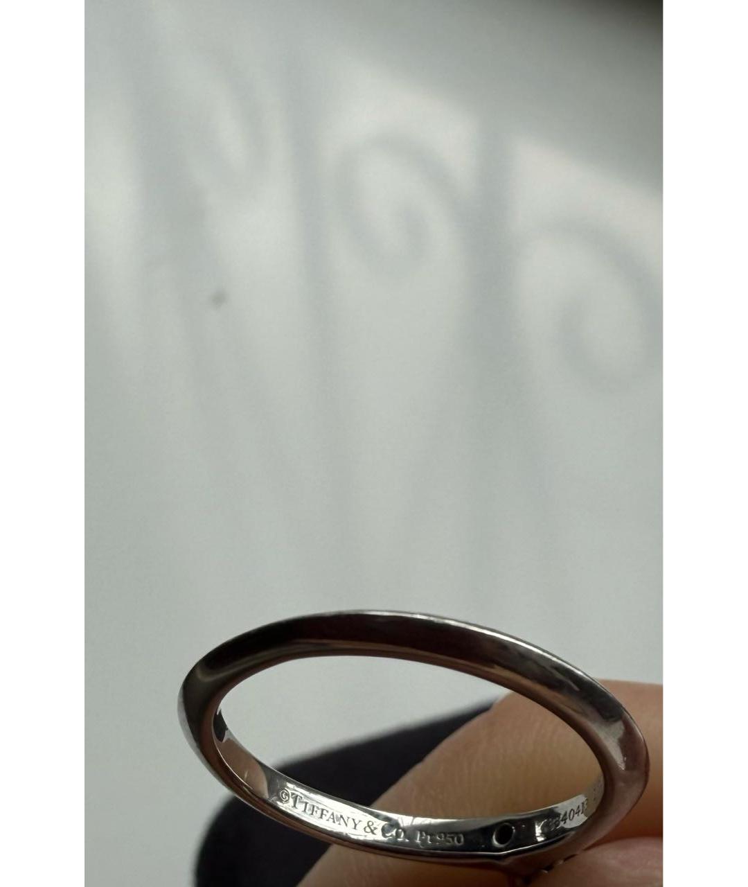 TIFFANY&CO Серебряное платиновое кольцо, фото 5