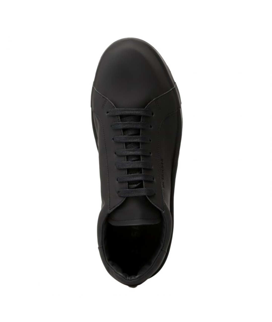 JIL SANDER Черные кожаные кроссовки, фото 2