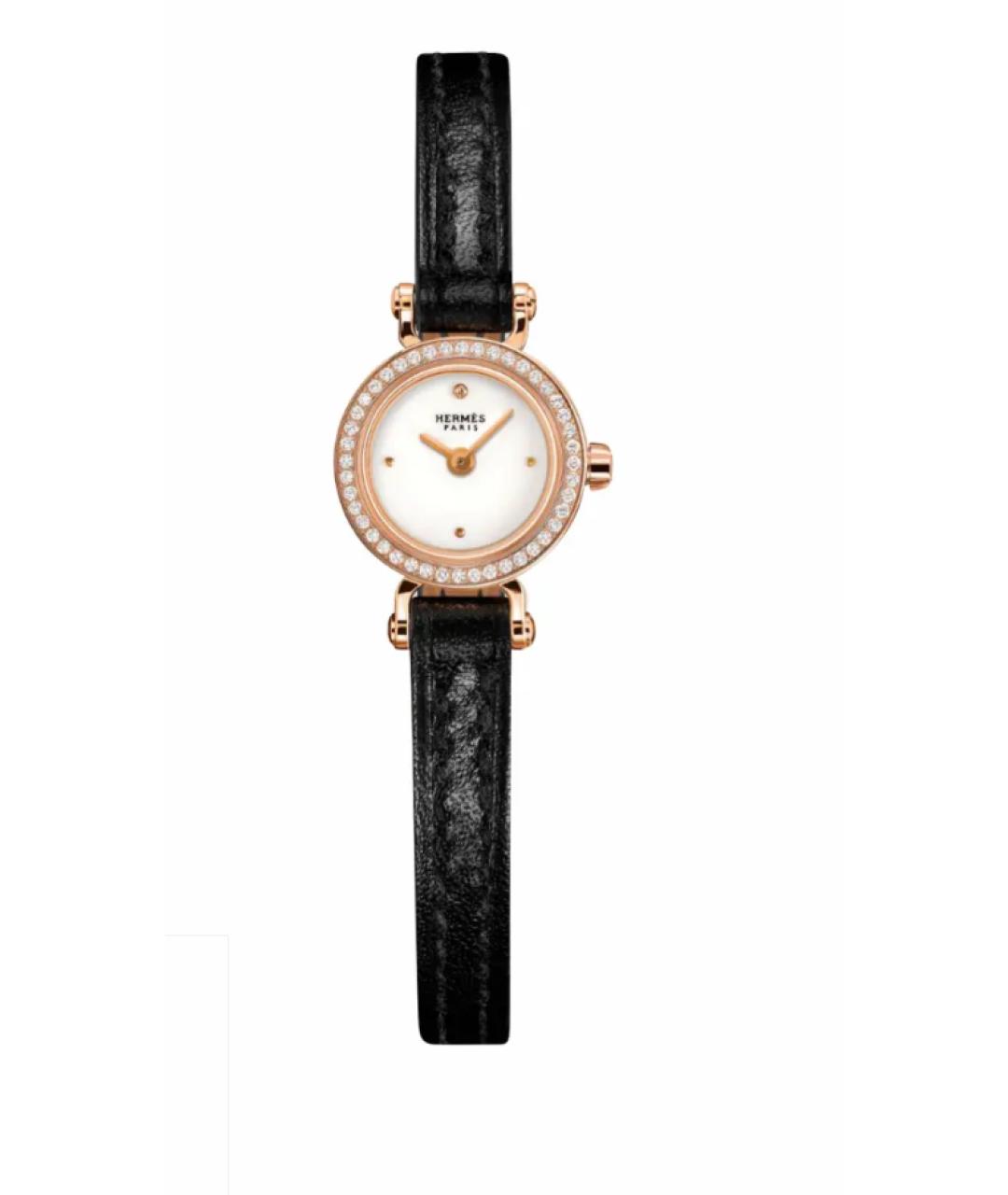 HERMES Золотые часы из розового золота, фото 1
