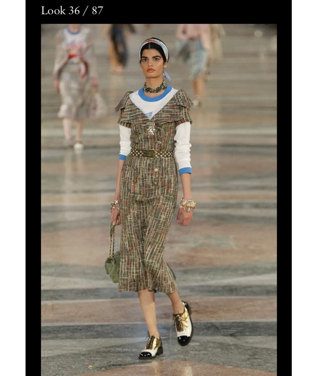 CHANEL Мульти твидовое повседневное платье, фото 5