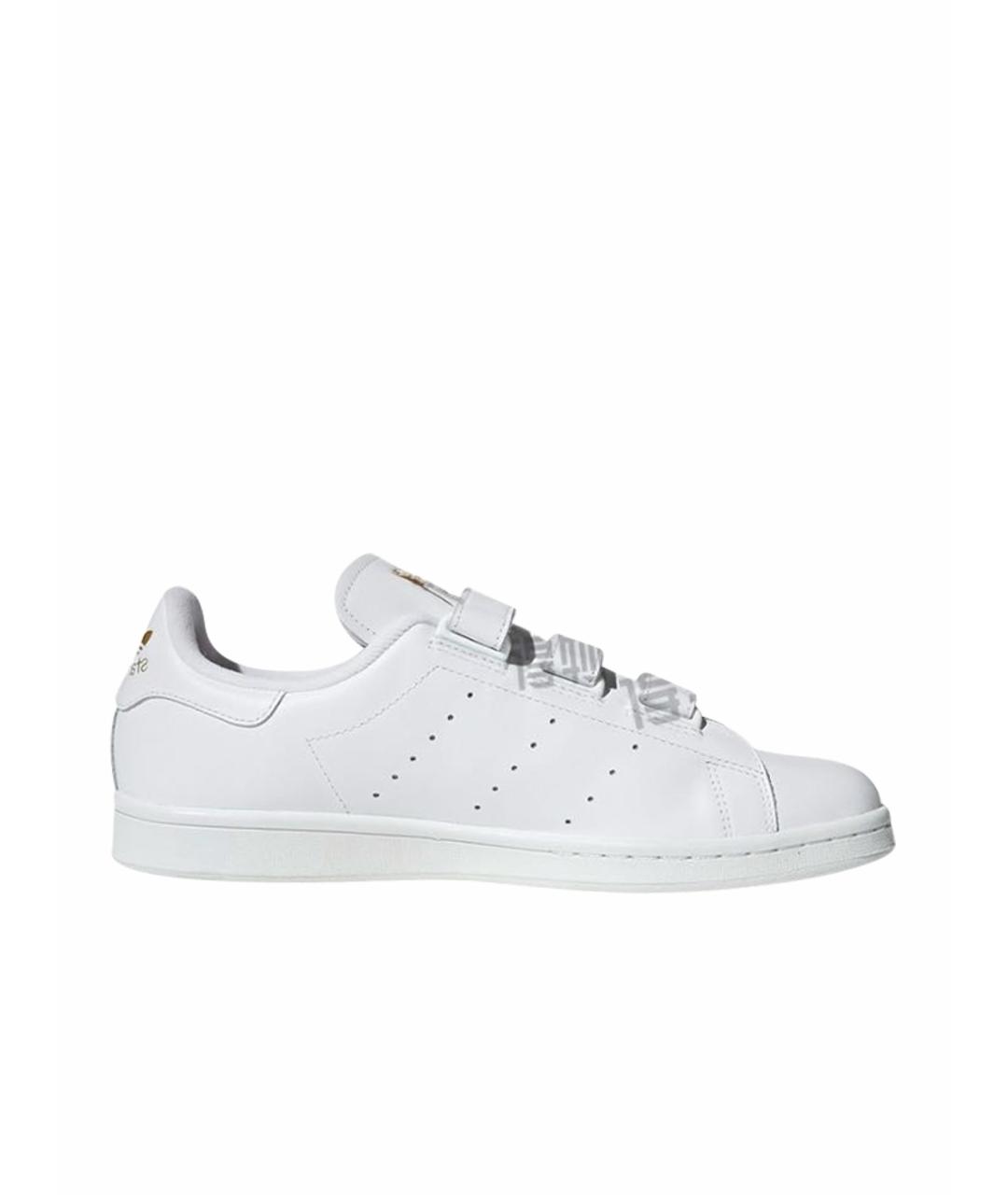 ADIDAS Белые кожаные кроссовки, фото 1