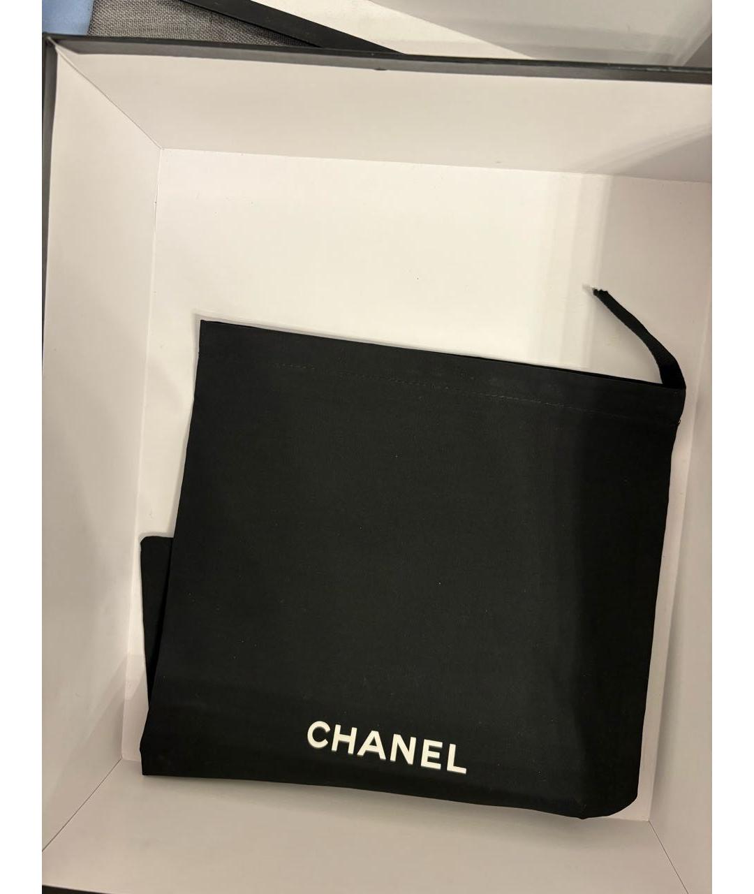 CHANEL Черные кожаные ботинки, фото 4