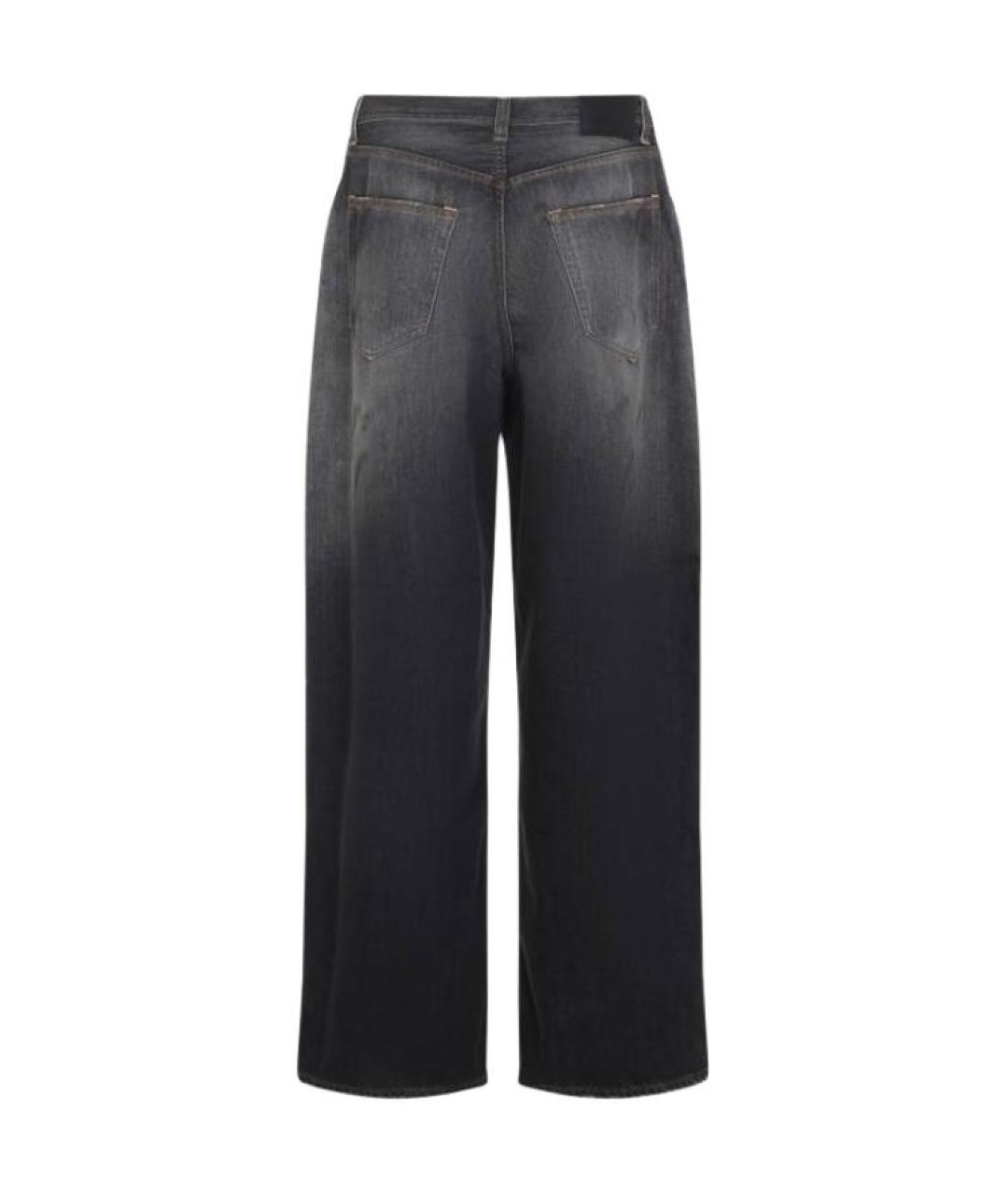 ACNE STUDIOS Черные хлопковые прямые джинсы, фото 2