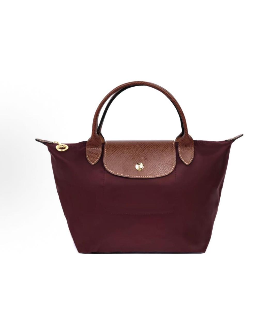 LONGCHAMP Бордовая сумка тоут, фото 1