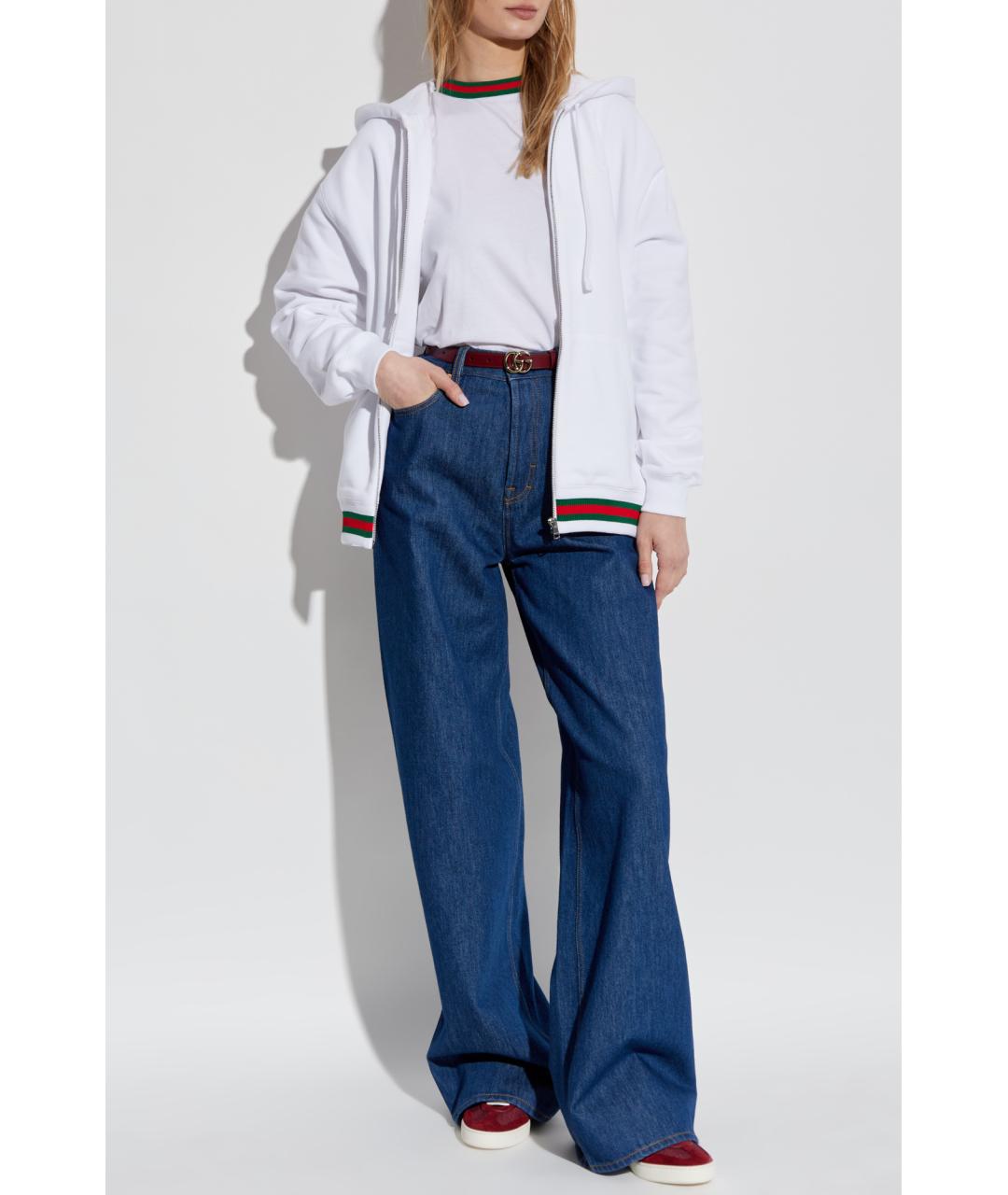 GUCCI Синие прямые джинсы, фото 6